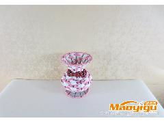 工藝花珠花瓶 創意八字花紋，點亮家居藝術的精品擺件